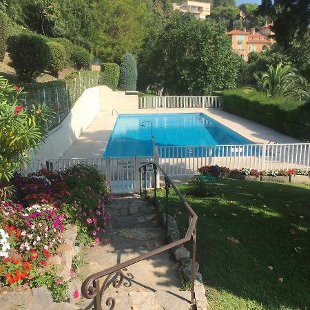 Clim Jardin Et Parking Prive -Piscine Tennis Et Park Vue Mer Grasse Luaran gambar