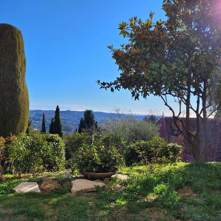 Clim Jardin Et Parking Prive -Piscine Tennis Et Park Vue Mer Grasse Luaran gambar