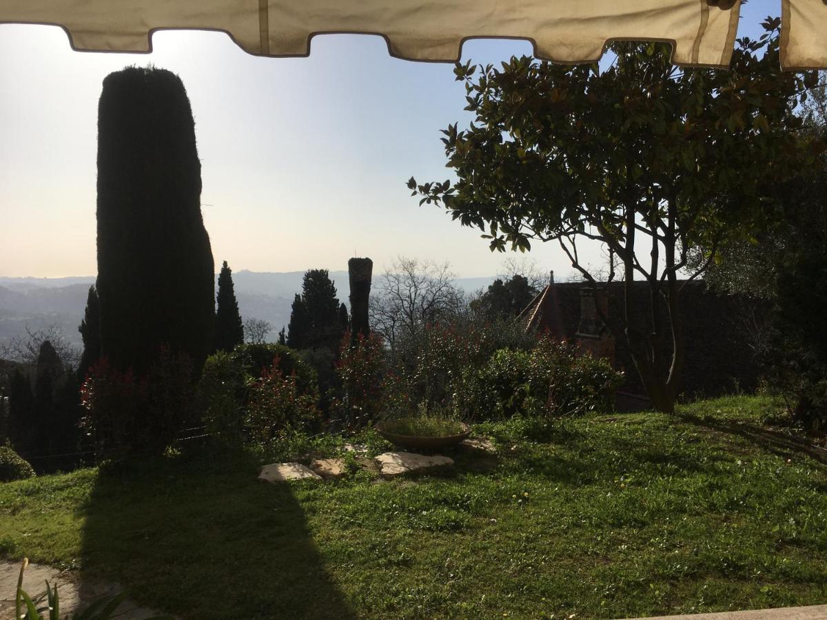 Clim Jardin Et Parking Prive -Piscine Tennis Et Park Vue Mer Grasse Luaran gambar