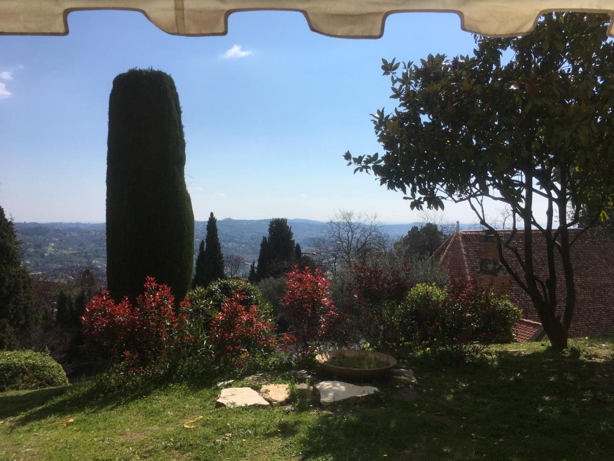 Clim Jardin Et Parking Prive -Piscine Tennis Et Park Vue Mer Grasse Luaran gambar